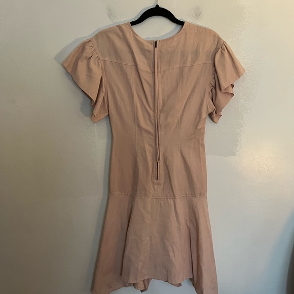 NWT Ulla Johnson Otille Dress Lace Up Front Pink Size 2 - Picture 8 of 13